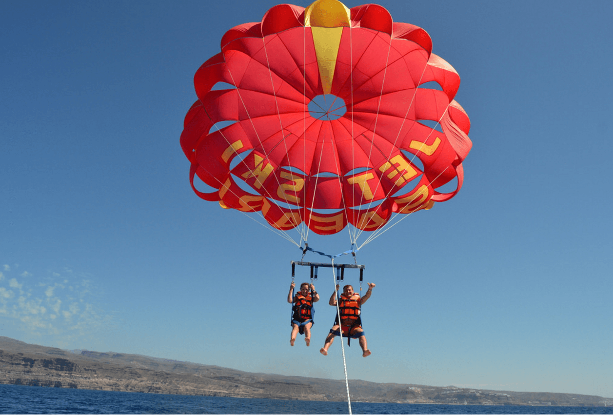 Parasail en Taurito, Mogán o Playa del Inglés