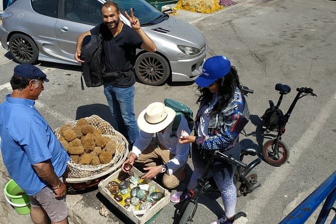 Eco Bike food tour tasting