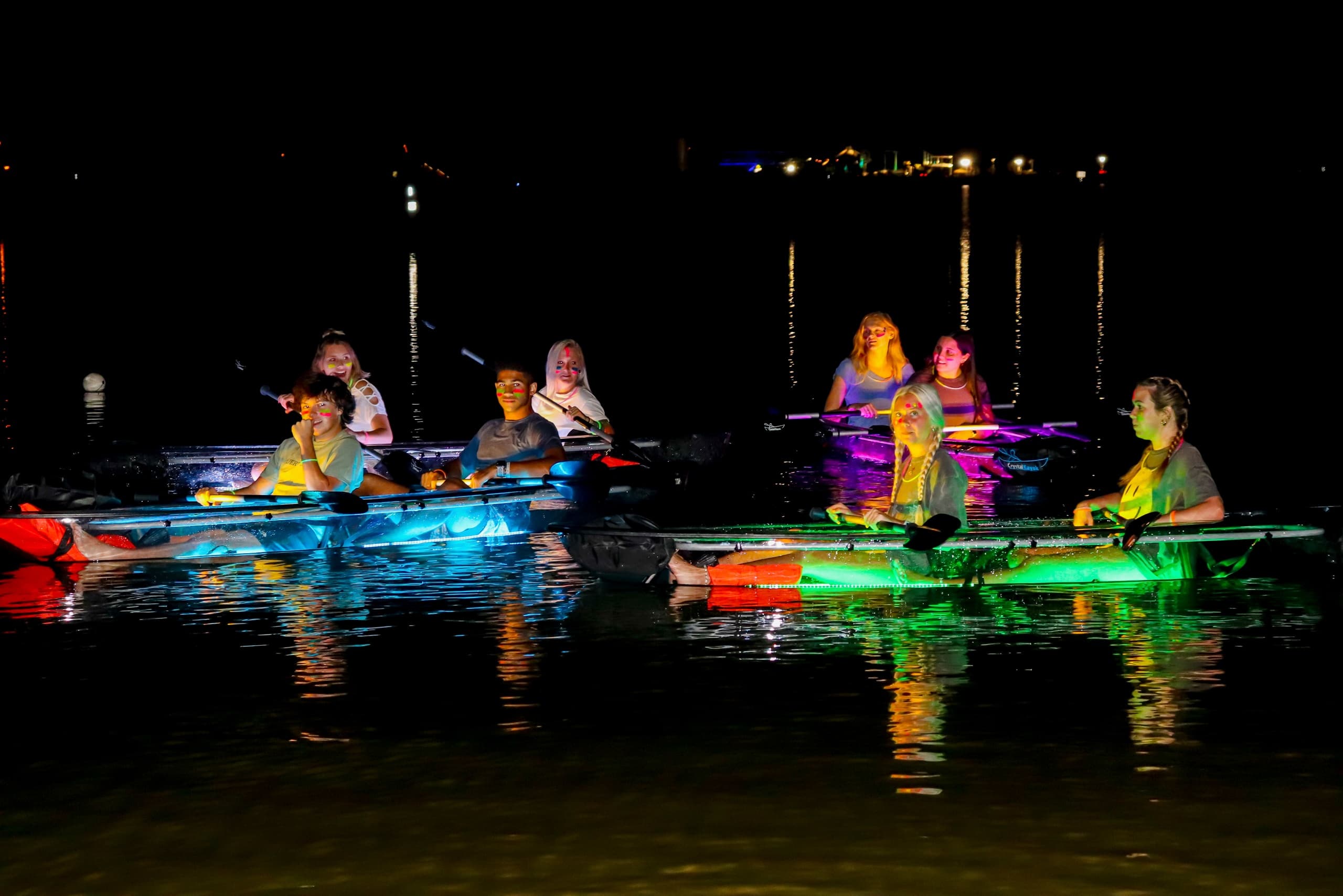 Night Time Glow Paddle - 30A, FL (Watercolor Boathouse)