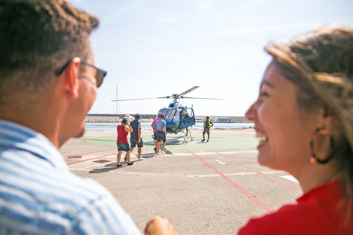 Barcelona's Panoramic Helicopter Flight 11 Minutes