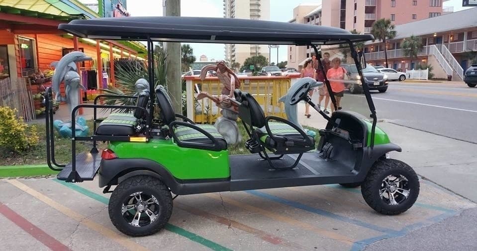 Santa Rosa Beach- Six Seater Golf Cart Rental