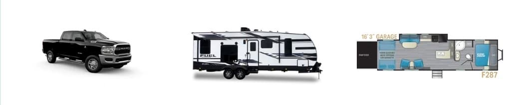Ram 2500 Truck & Toy Hauler Camper package
