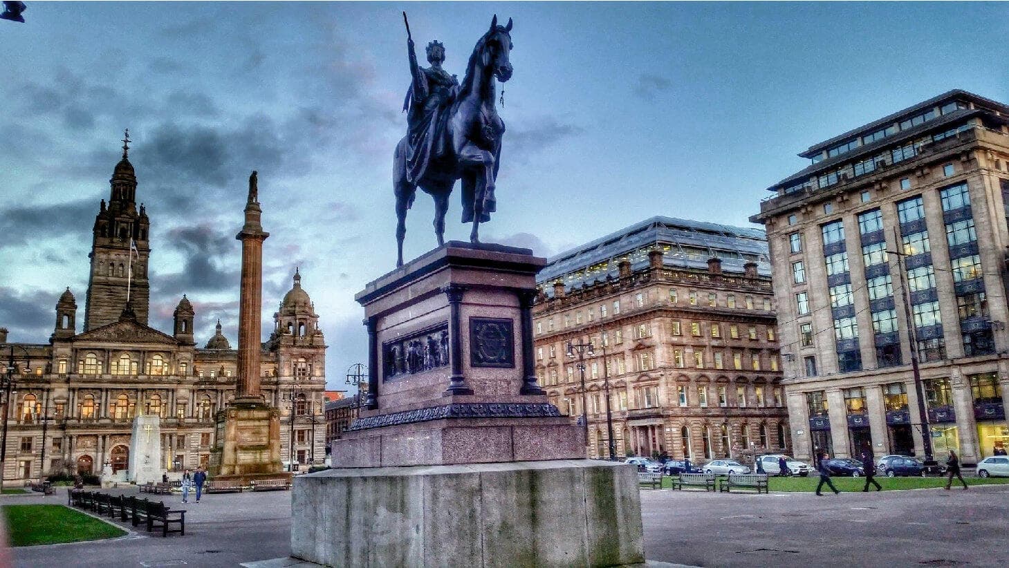 Glasgow en tren desde Edimburgo