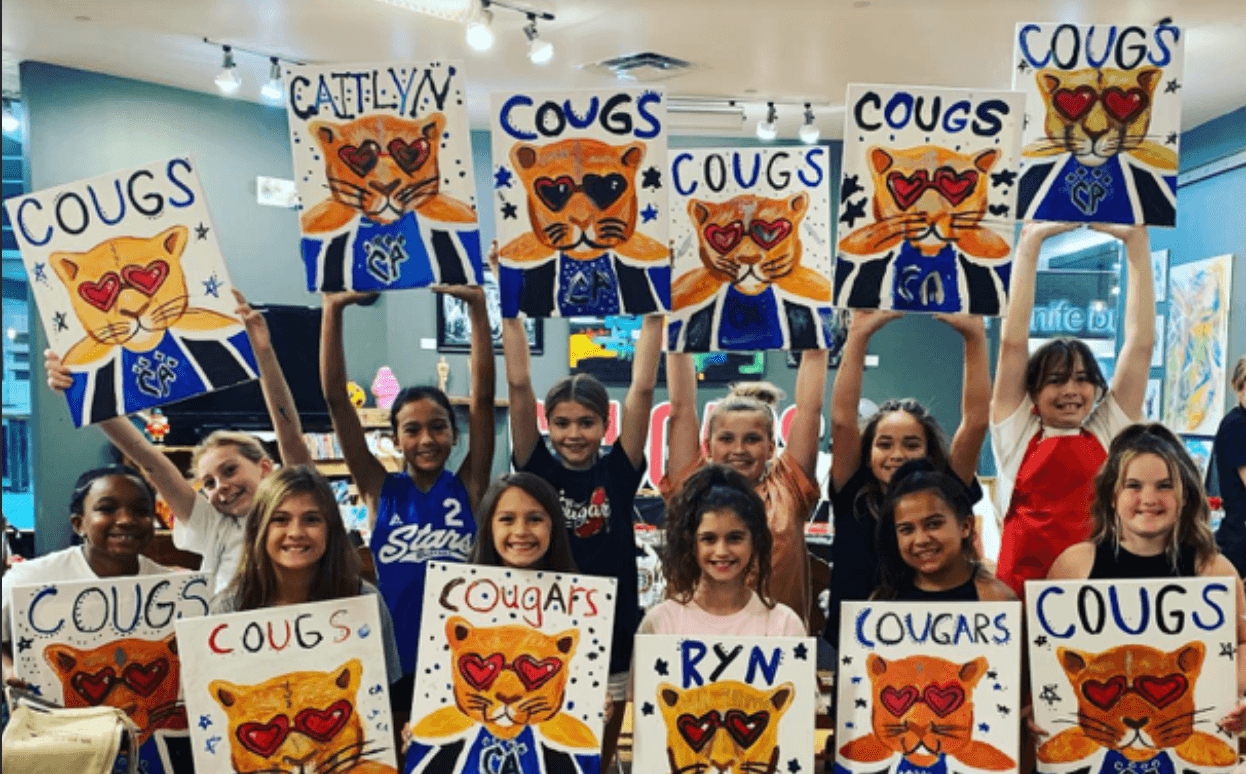Kids Canvas Paint Party