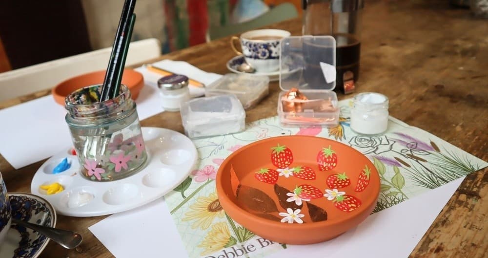 Plant Pot Gilding Crafternoon @ Ruddington Village