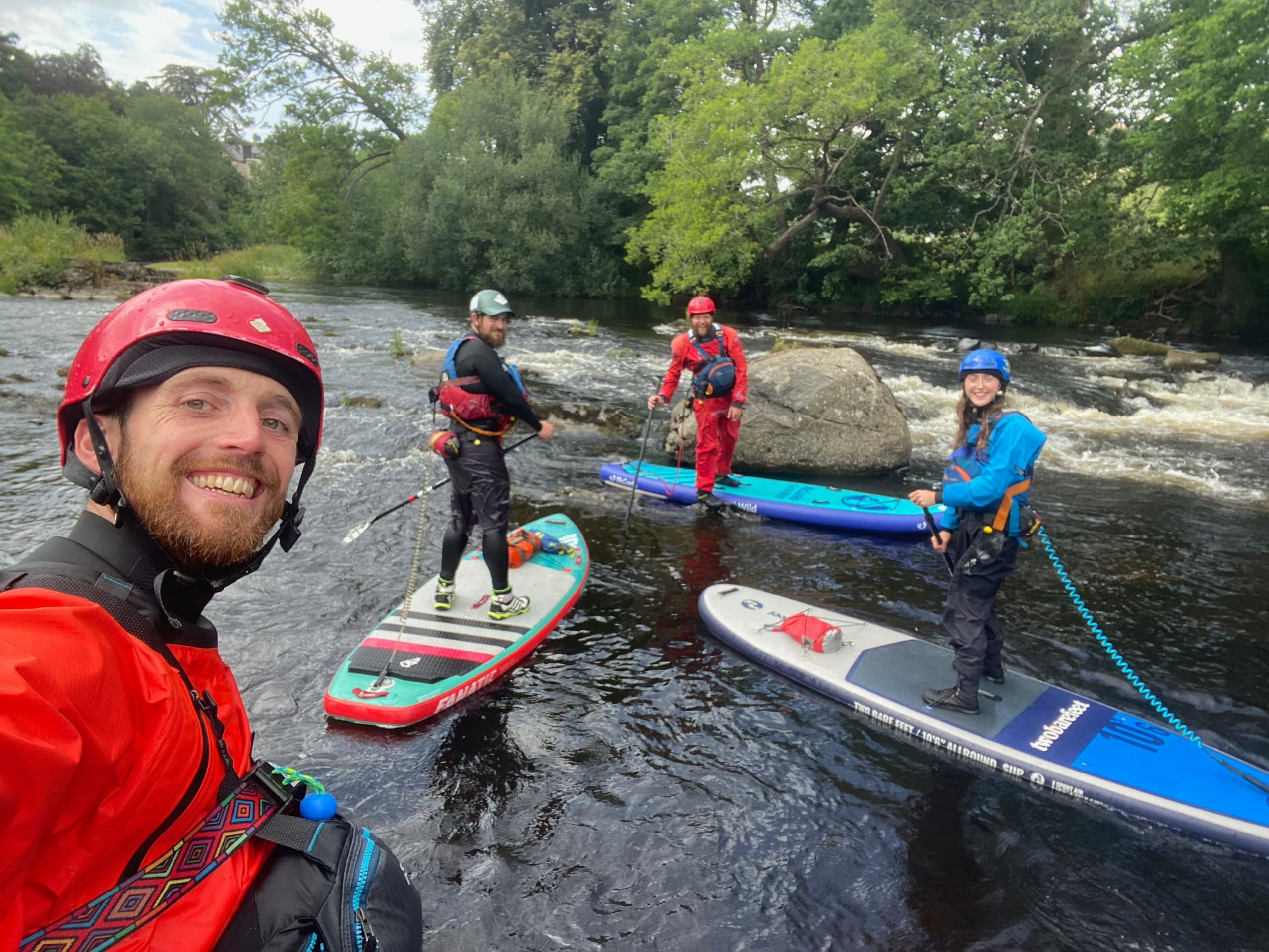 Private Llangollen Whitewater SUP Lesson