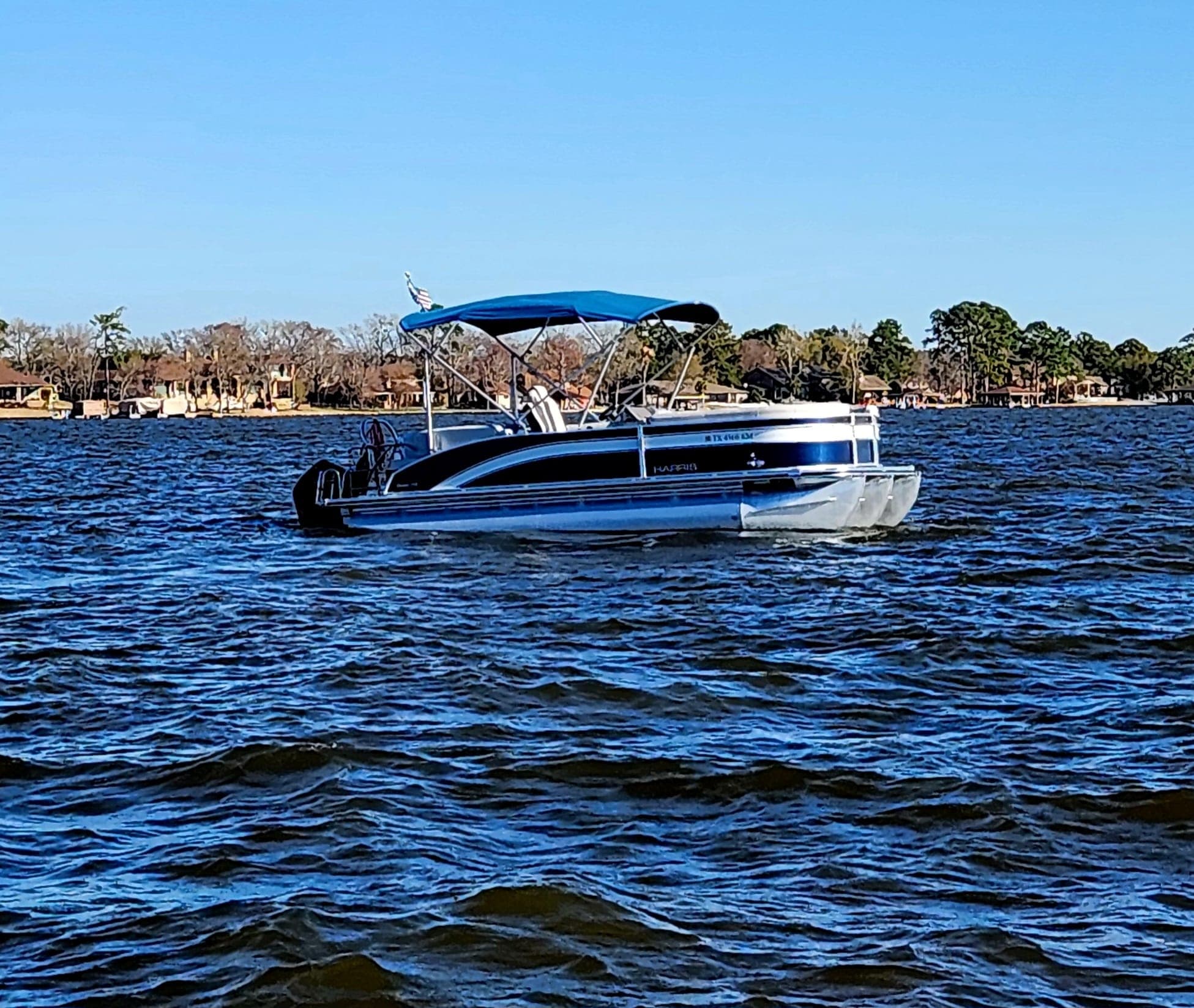 Harris Cruiser 230 Tritoon Rye" Rental"
