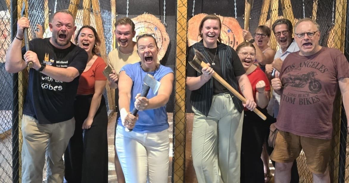 Axe Throwing and Beer House Tour