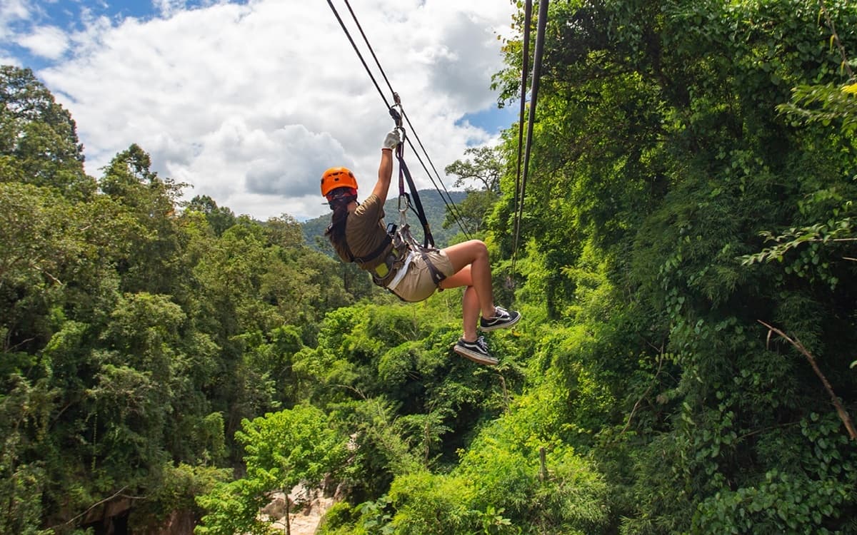 TRIO - Zipline, River Slide & Beach