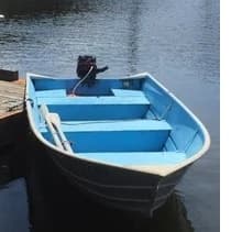 14' Klamath Dingy with a 8HP Outboard Rental