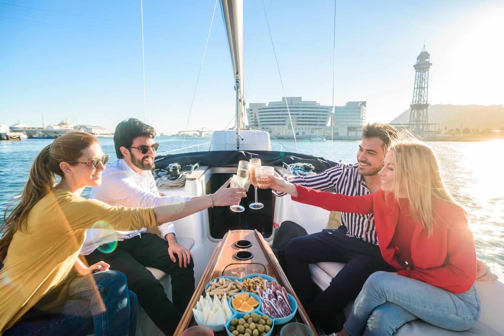 Barcelona Luxury Sunset Sailing Experience