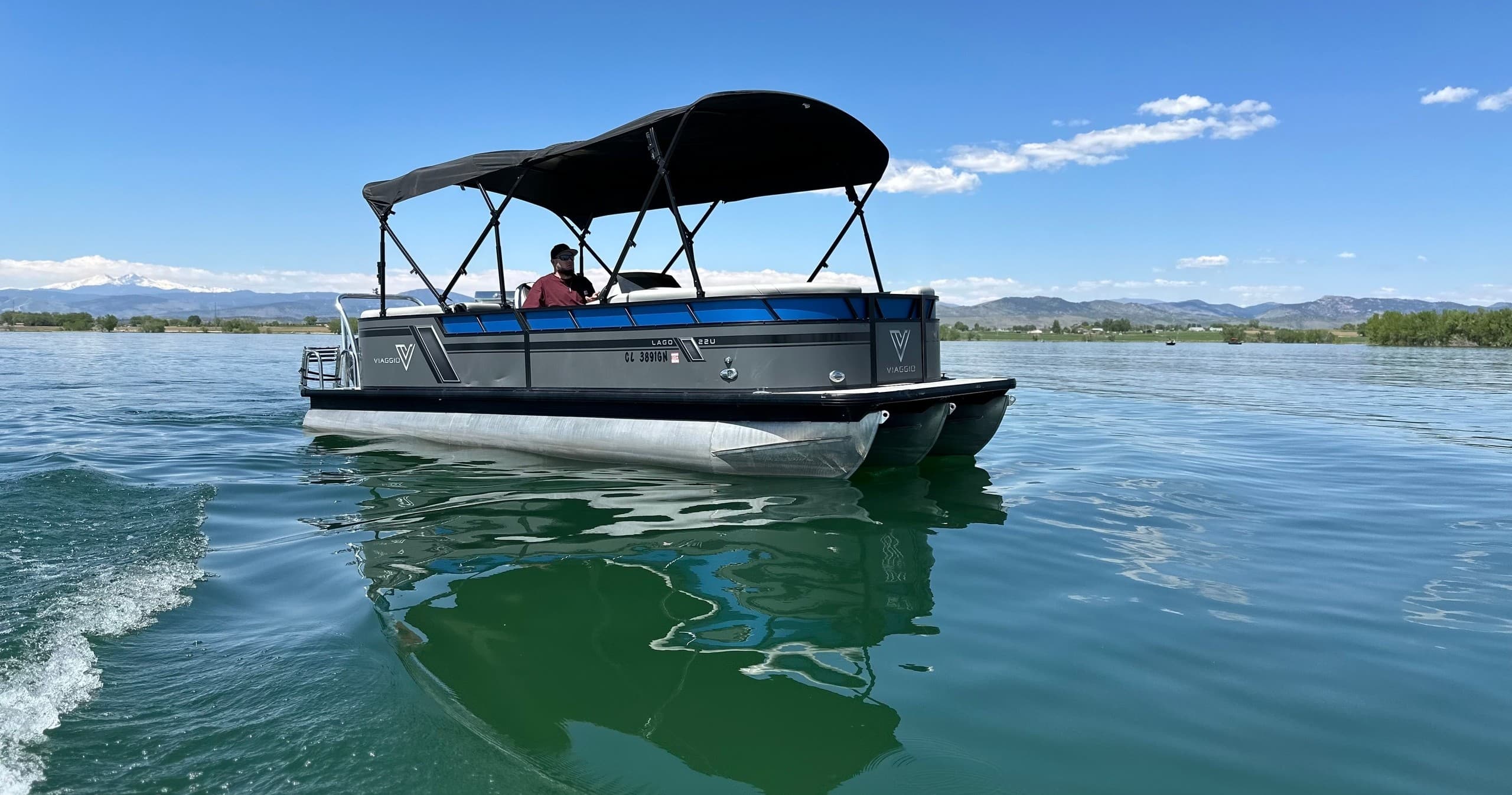 Tritoon Boat • Viaggio Lago L22U