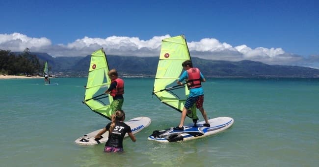 Beginner and Advanced Beginner Windsurf Lessons