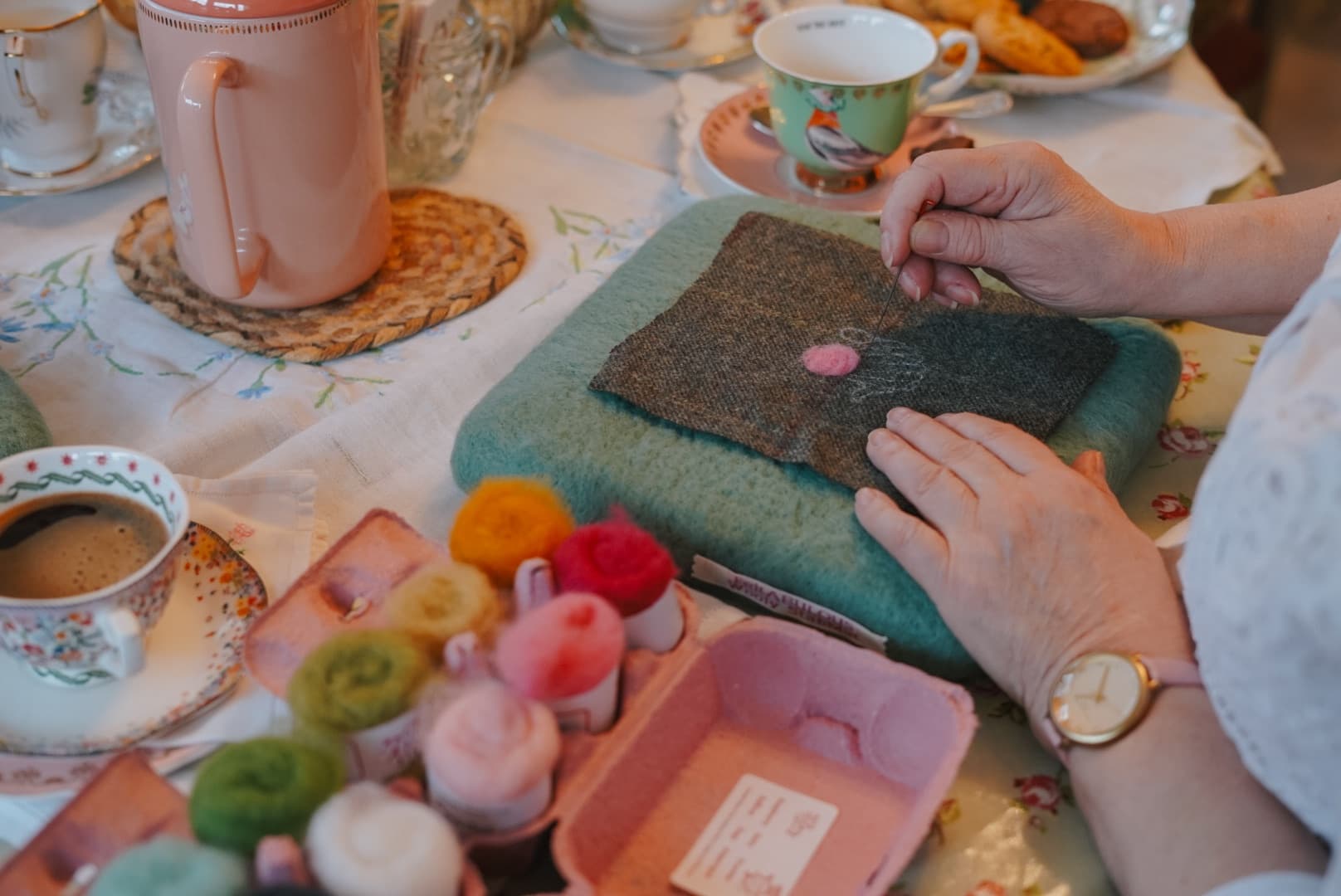 Afternoon Tea and Felting Workshop