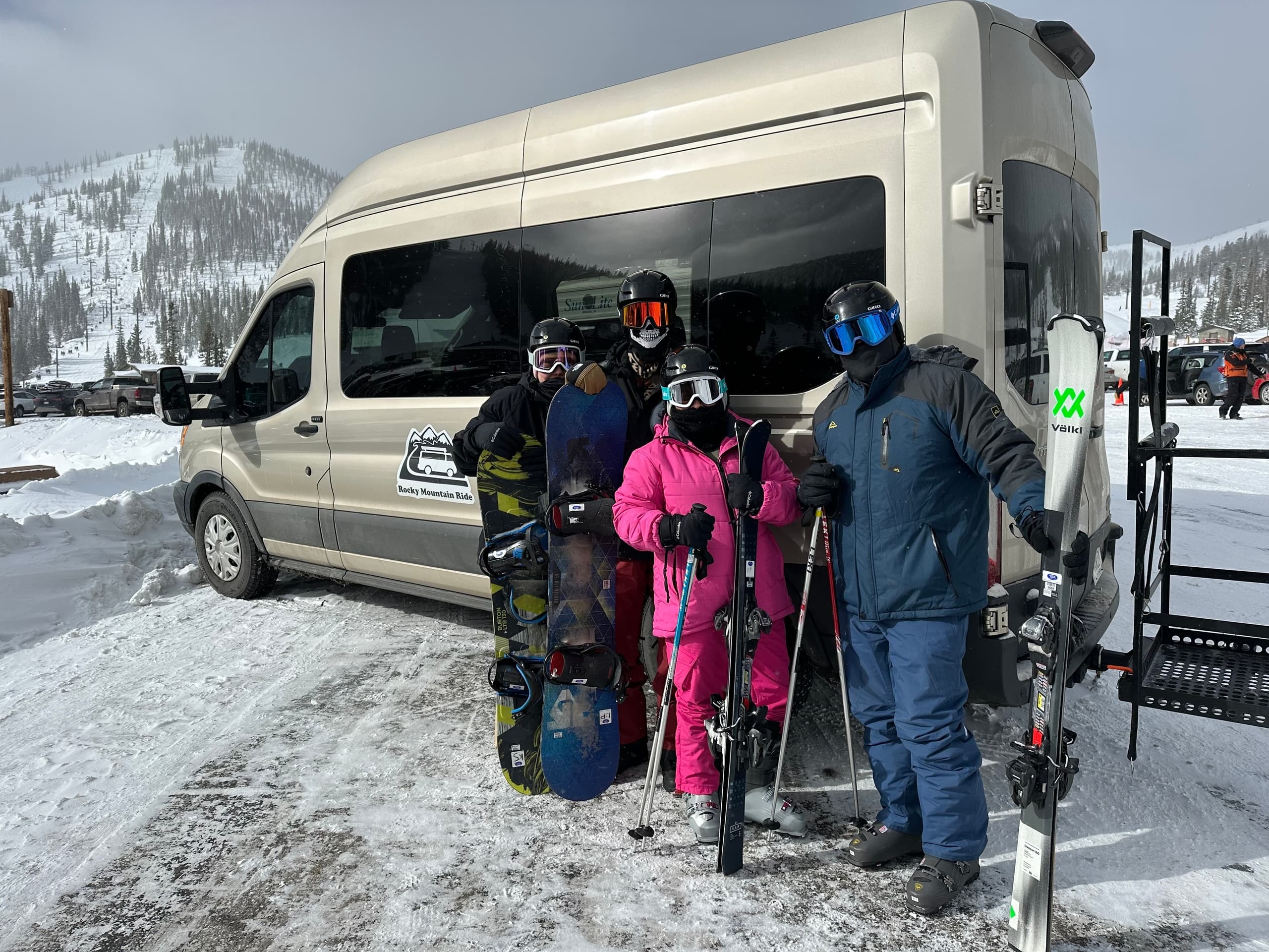Private Day Trip from Co. Springs to a Ski Area