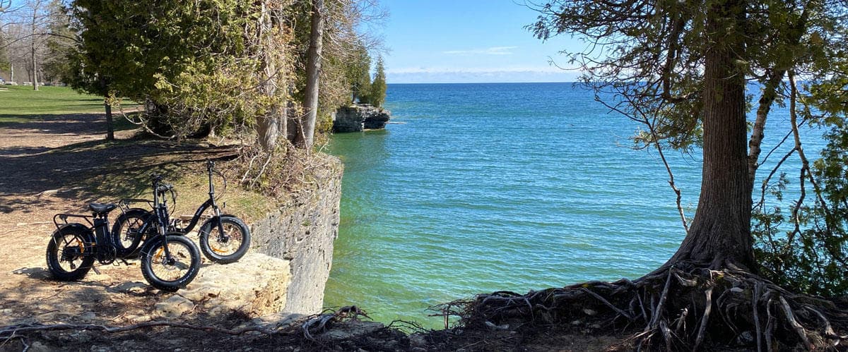 Cave Point Fat Tire E-Bike Tour