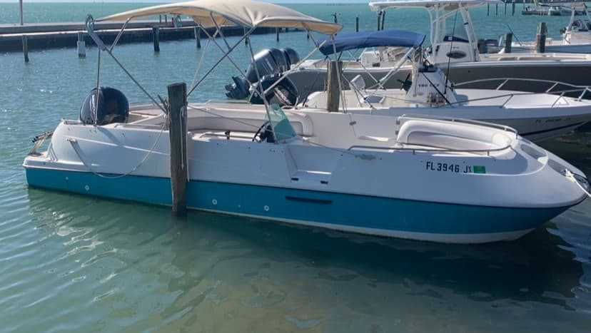 22' Bayliner Deck Boat