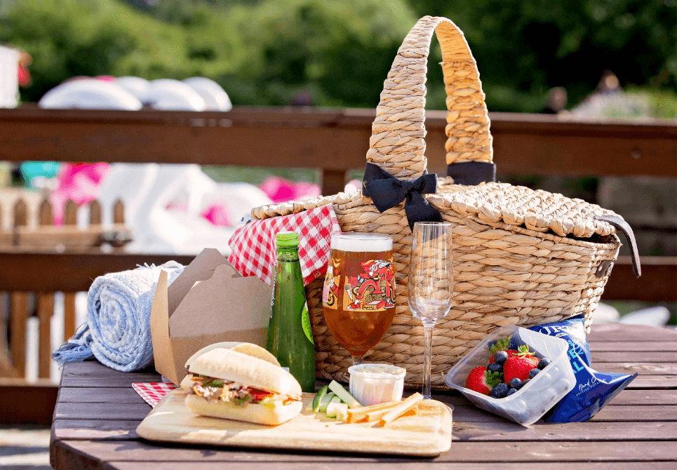 Rowing Boat Picnic on the Thames