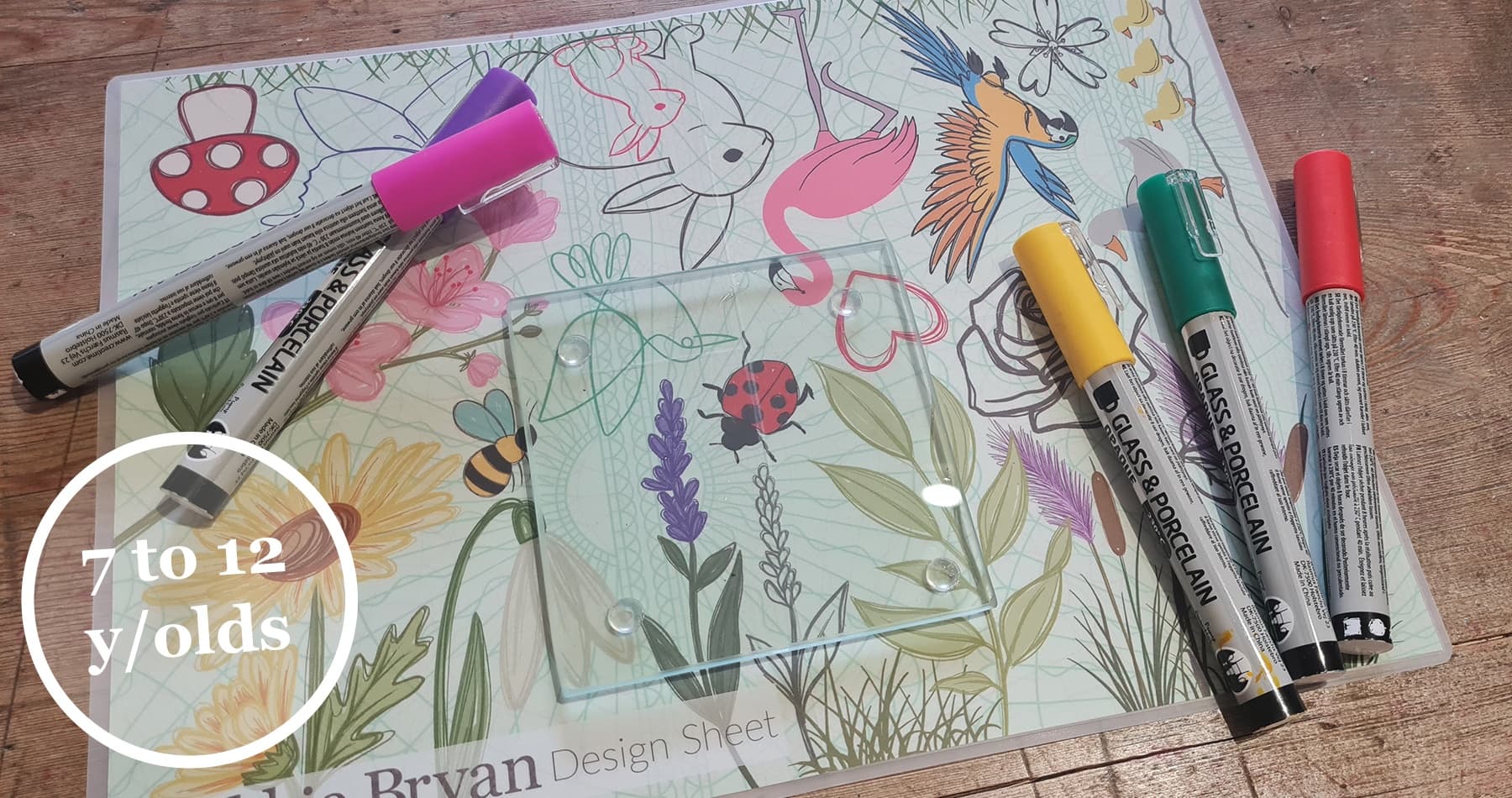 Children's Glass Illustration Crafternoon @ Ruddington Village