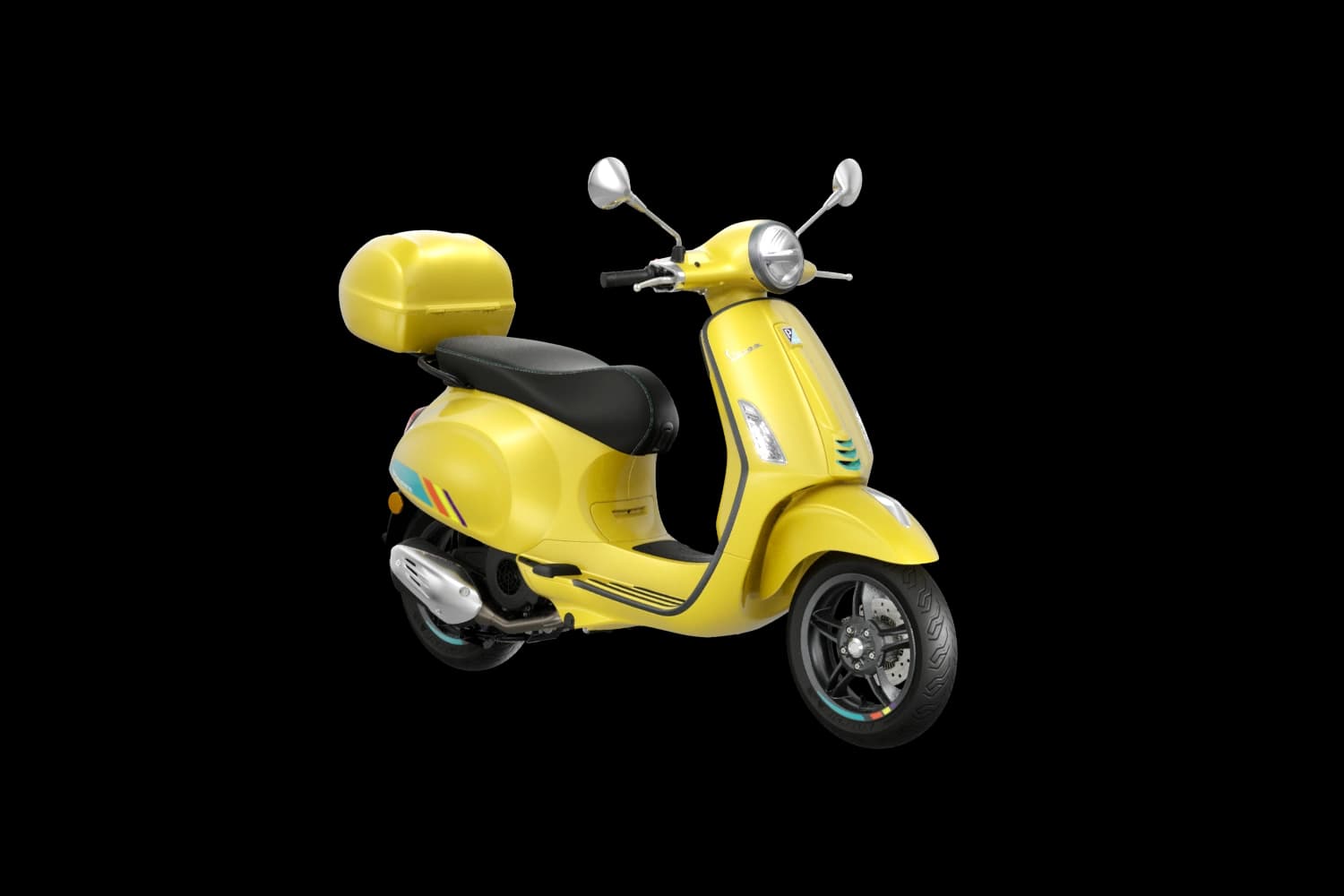 Vespa 125 c.c. GIALLA BAULETTO