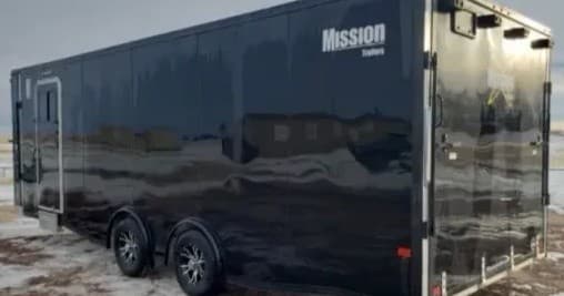 Snowmobile - Enclosed Inline 28' Trailer Rental