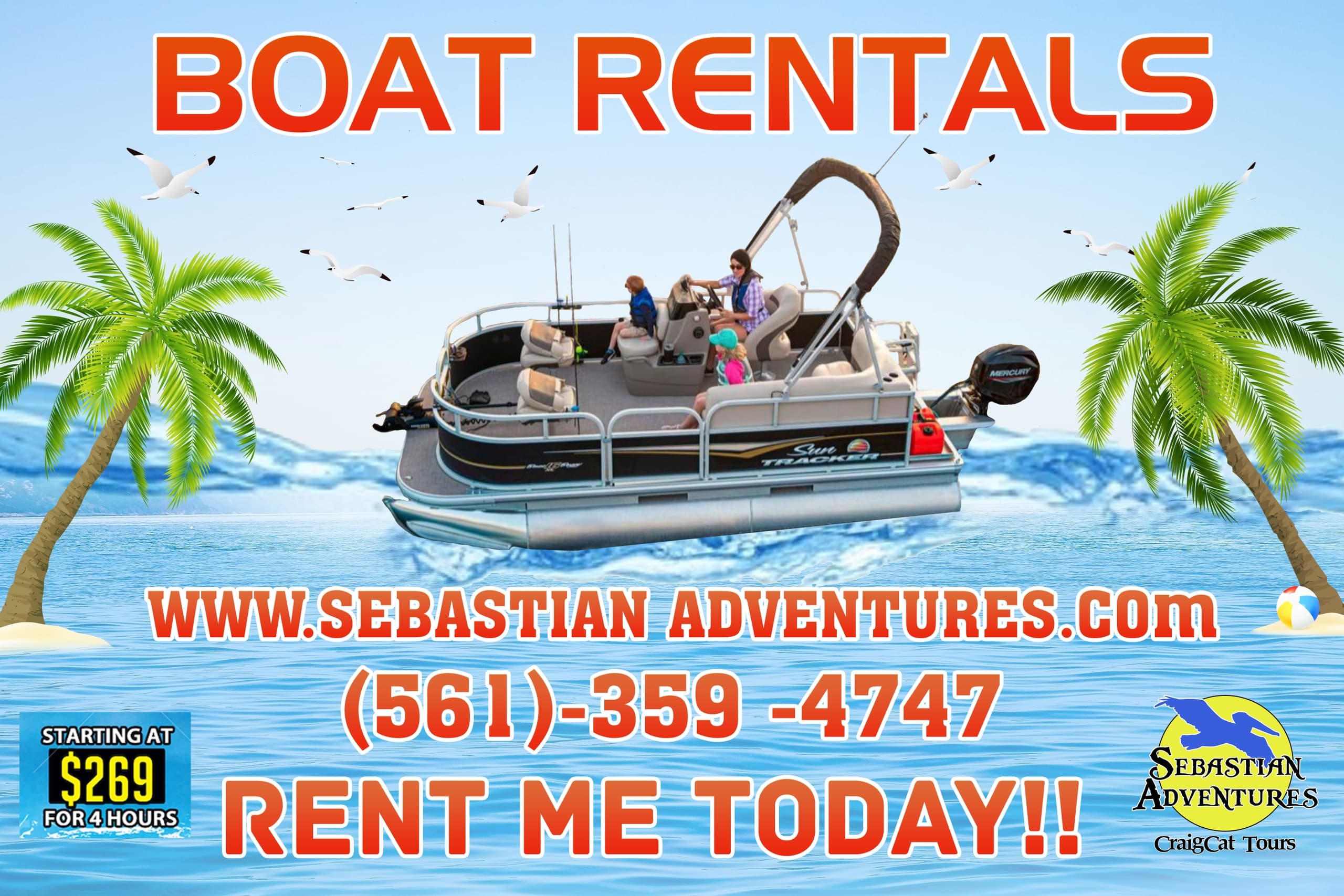 PONTOON Boat Rental