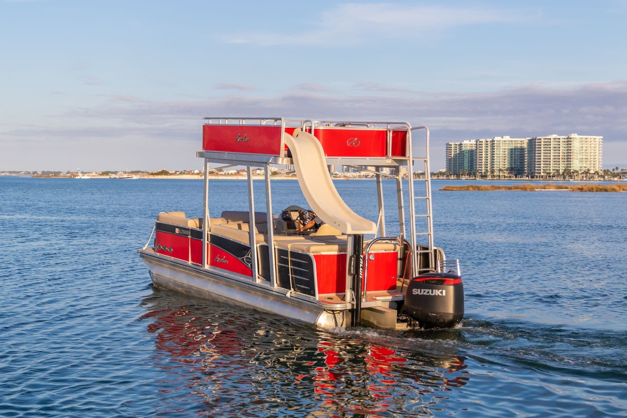 Luxury Tritoon with Slide
