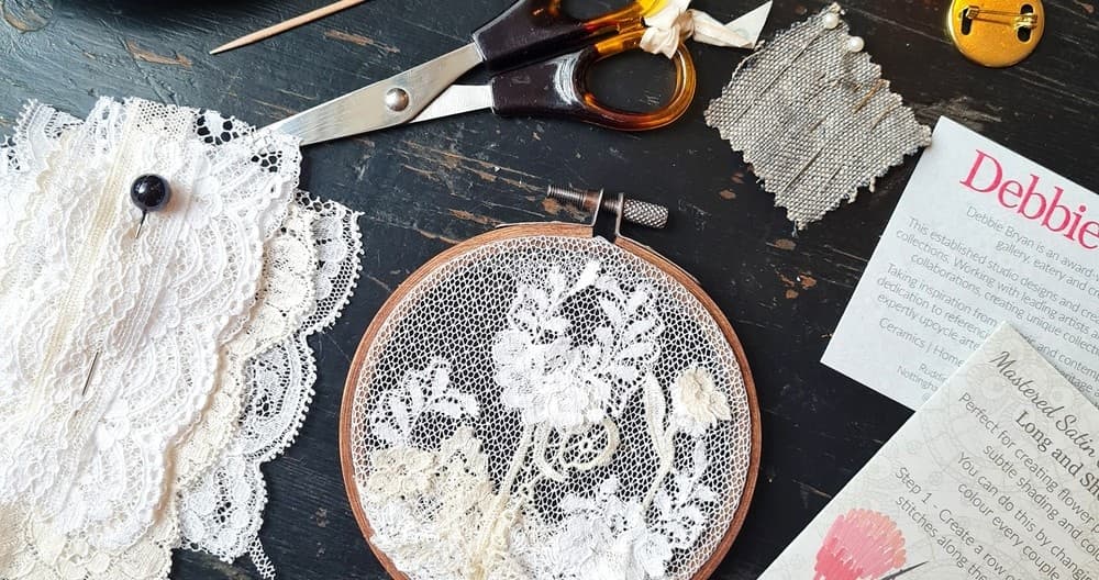 Nottingham Lace Embellishment Crafternoon @ Nottingham City Centre