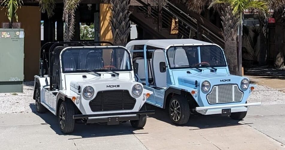 Light Blue Moke Rental