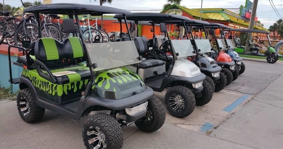 Panama City Beach- Four Seater Golf Cart Rental