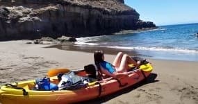 Kayak + Snorkel en Mogán. Visita cuevas Marinas