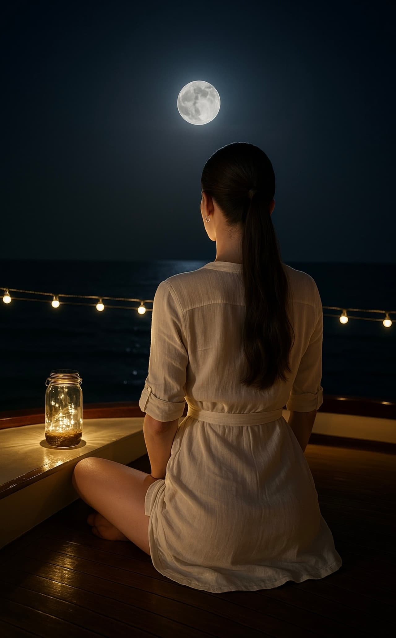 Night boat tour along the Palinuro coast