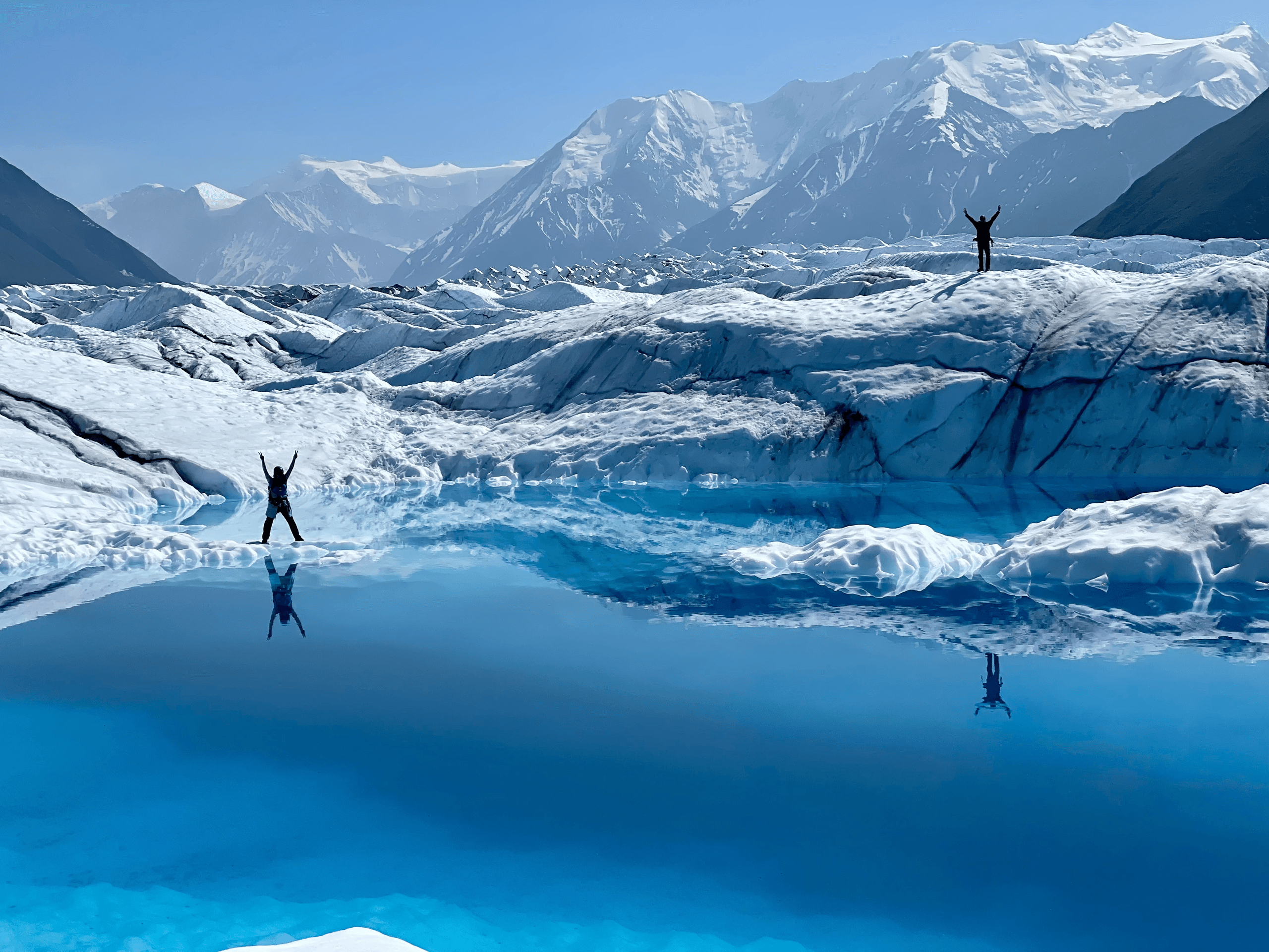 Matanuska Glacier Pool Landing with Walking Tour