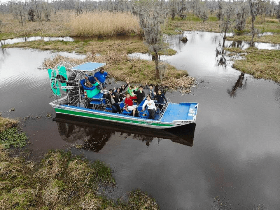 Airboat Swamp Tour - Large Boat - Pickup