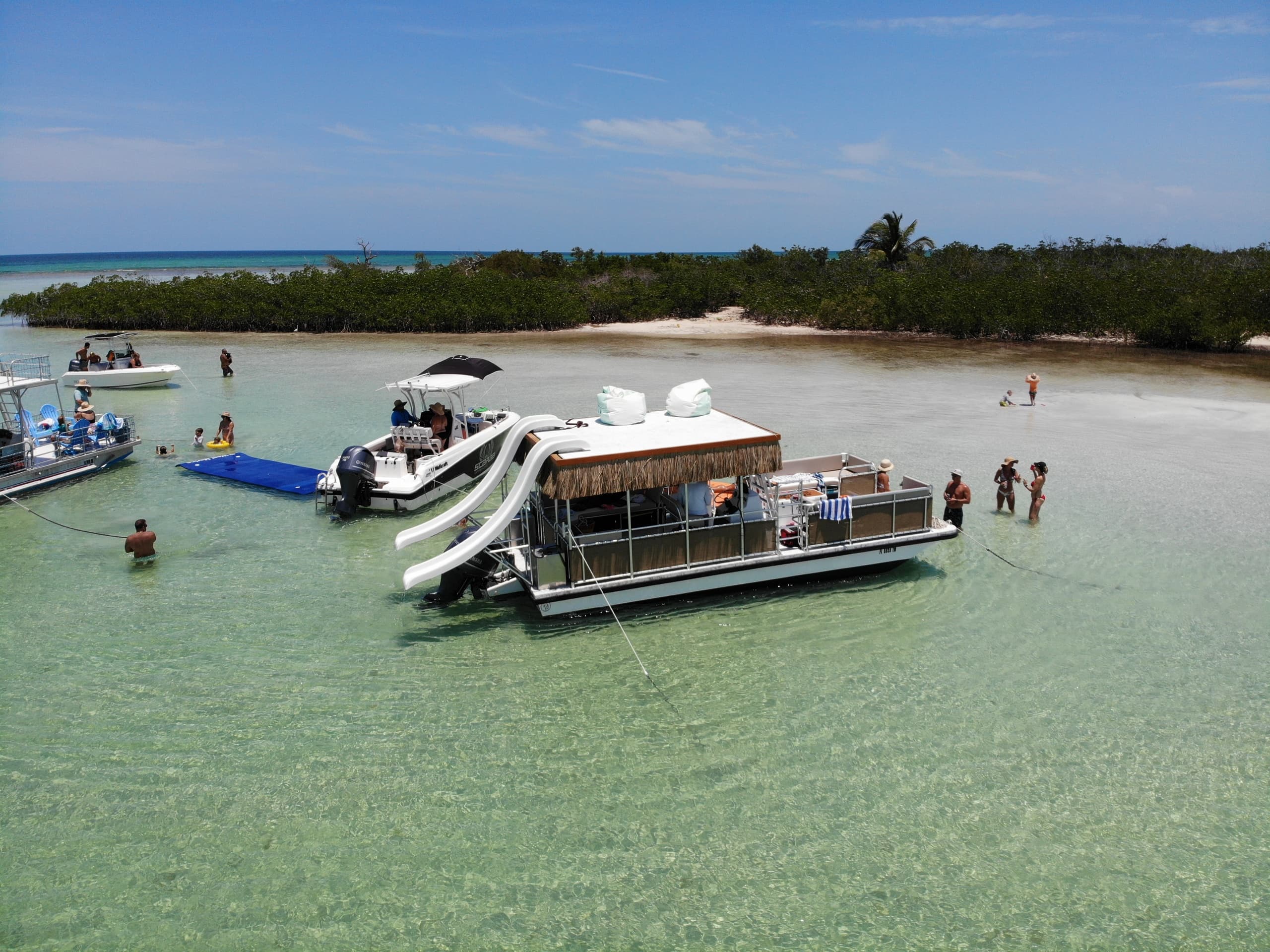 Tiki Boat #2 Rental up to 6 people