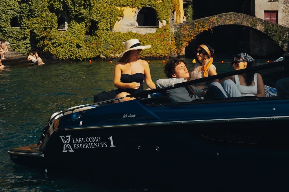 Luxury private boat tour on Lake Como with captain