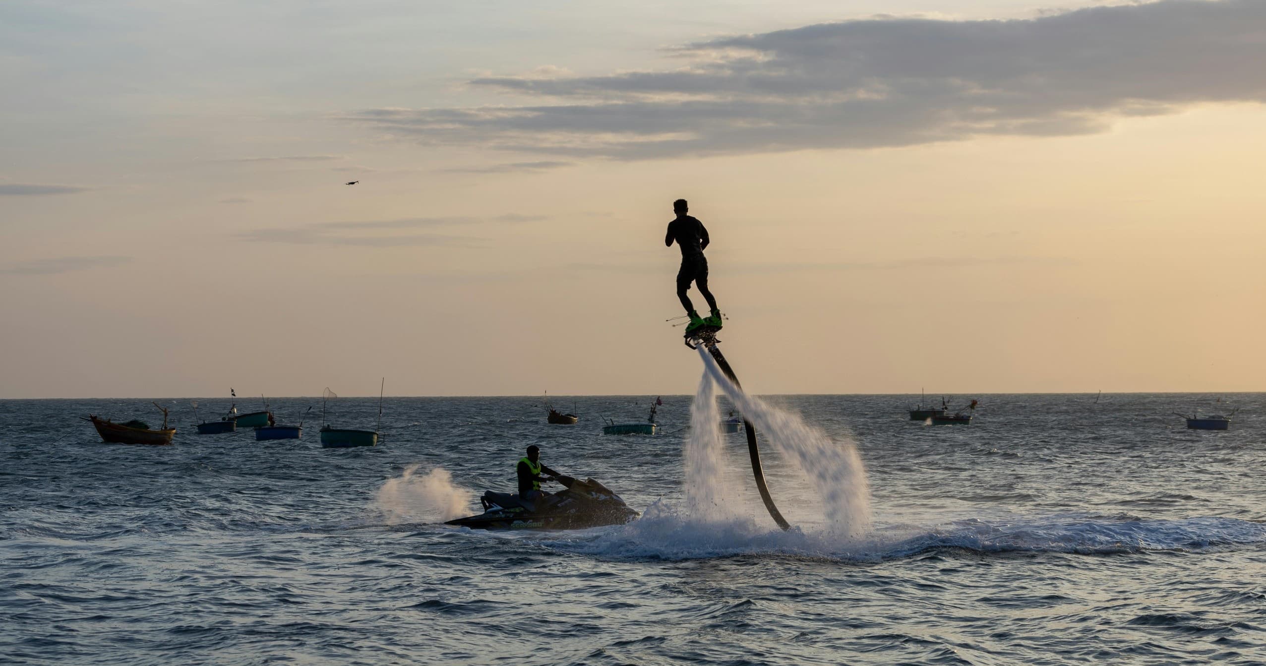 Flyboard for 7 People