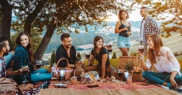 Pic Nic in Vespa