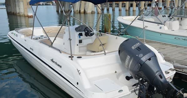 24' Hurricane Deck Boat