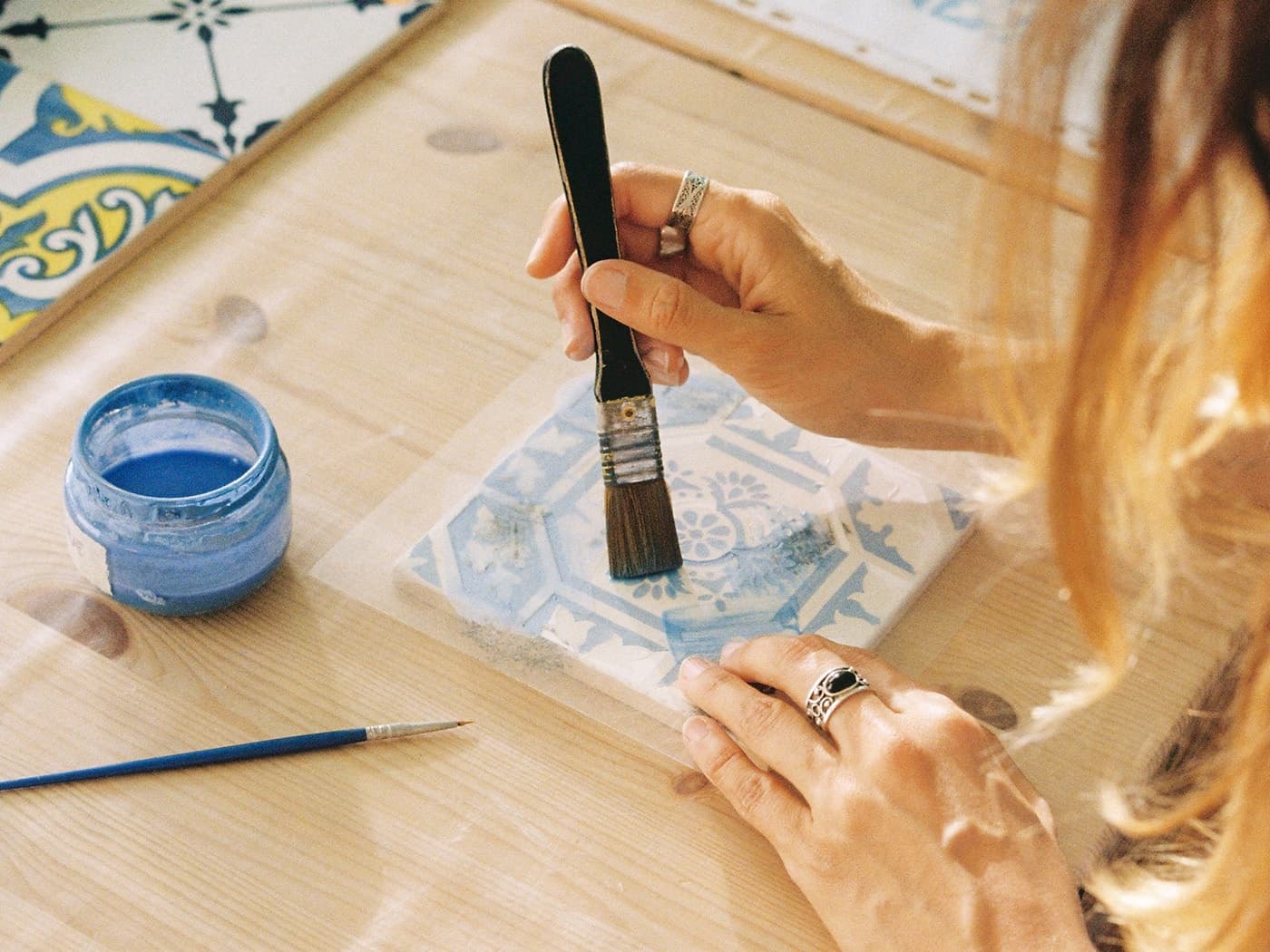 Tile Painting Workshop
