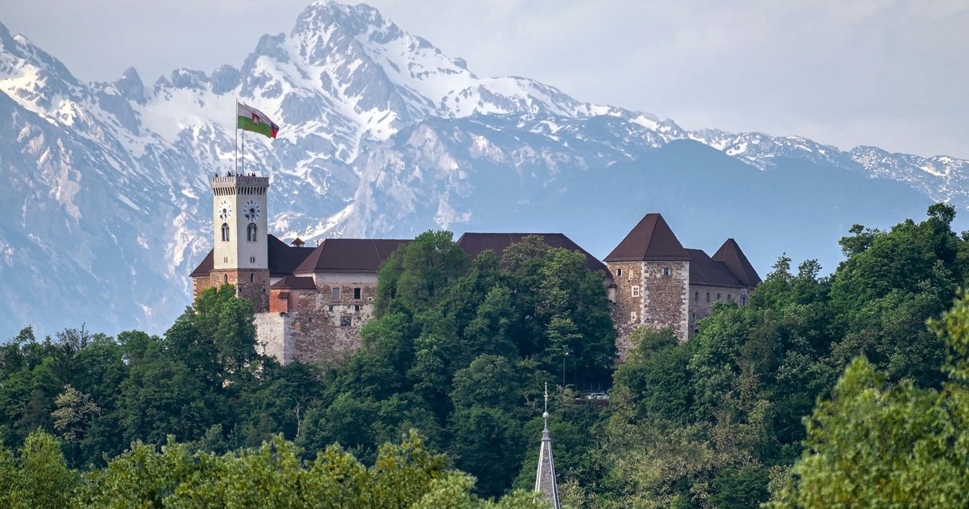 Staro mestno jedro Ljubljane in Ljubljanski grad