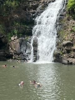 Waterfall & Waimea Bay Day