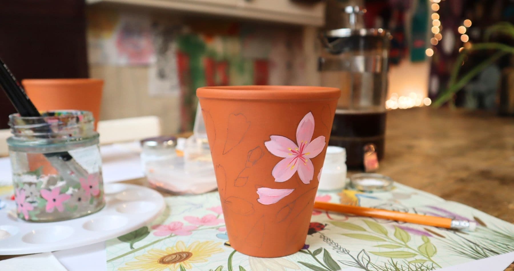 Plant Pot Painting Crafternoon @ Nottingham City Centre