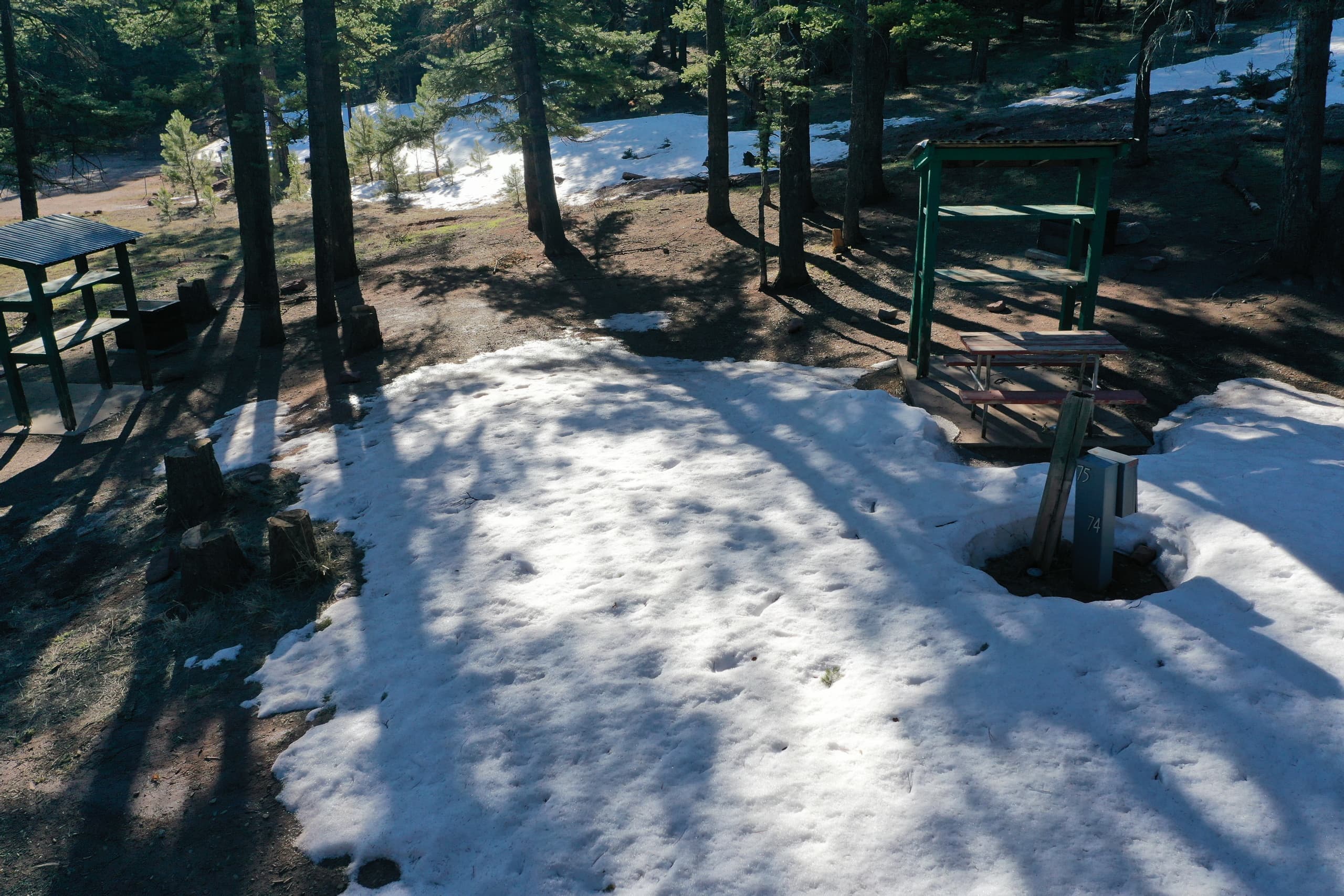 RV Partial Hookup Site #75