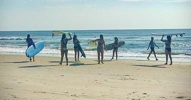 Two Hour Group Surf Lesson for Four