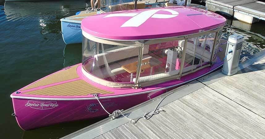 Pink Fantail Boat Hire