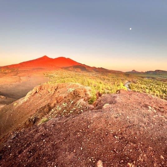 Ruta nocturna, constelaciones, planetas y satélites