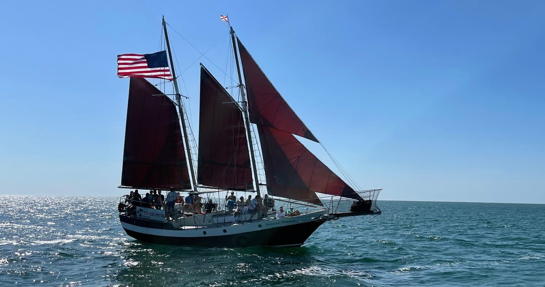 Private Day Sailing Aboard the Schooner Suncoast Horizon