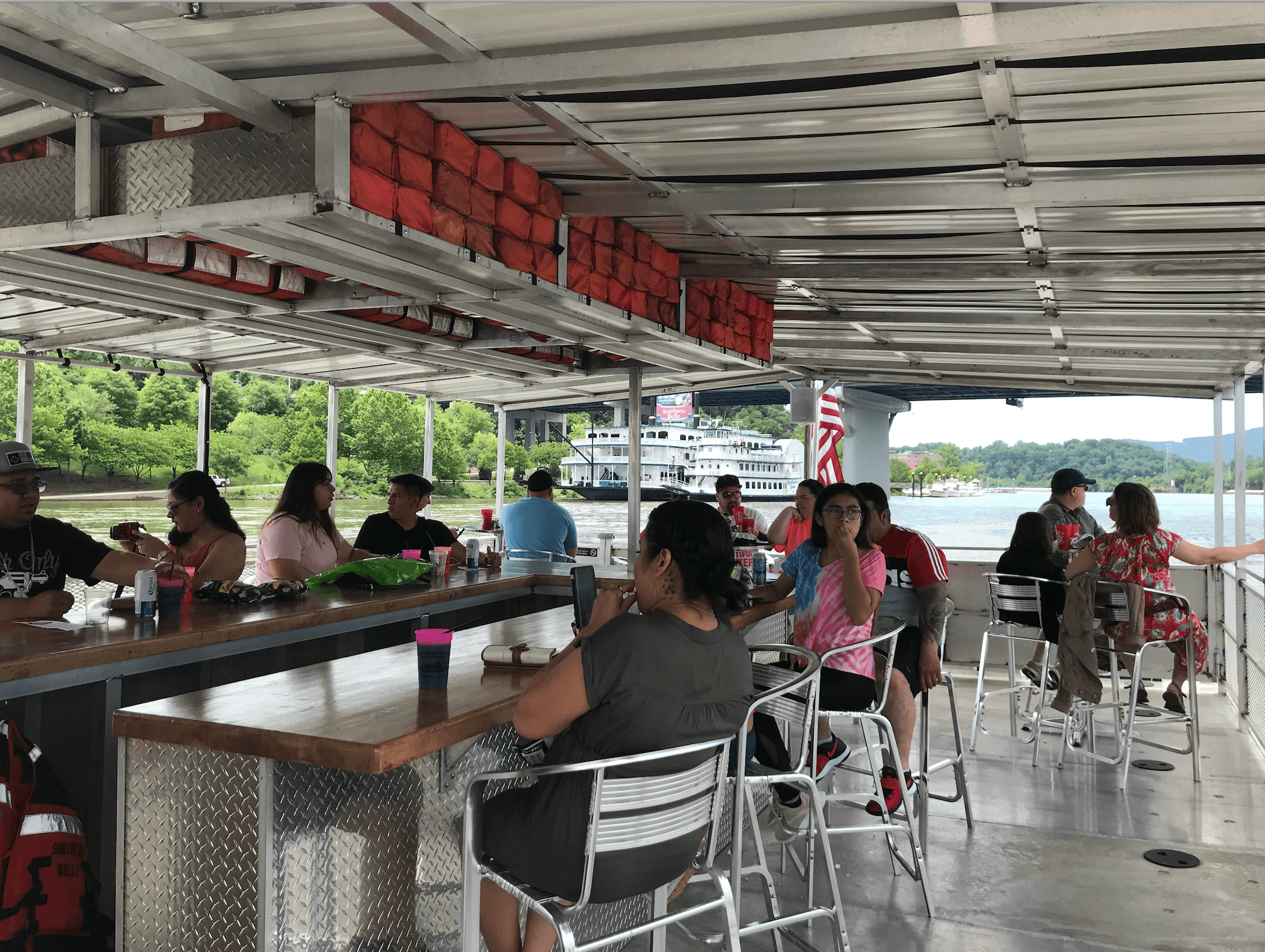 LAT 35 (smaller vessel) Sunset Cruise! - Optional Upgrades: Cheese and Charcuterie Board - BBQ Sandwich Plate - Cold Beer/ Go to Overboard Bar and Grille Before!