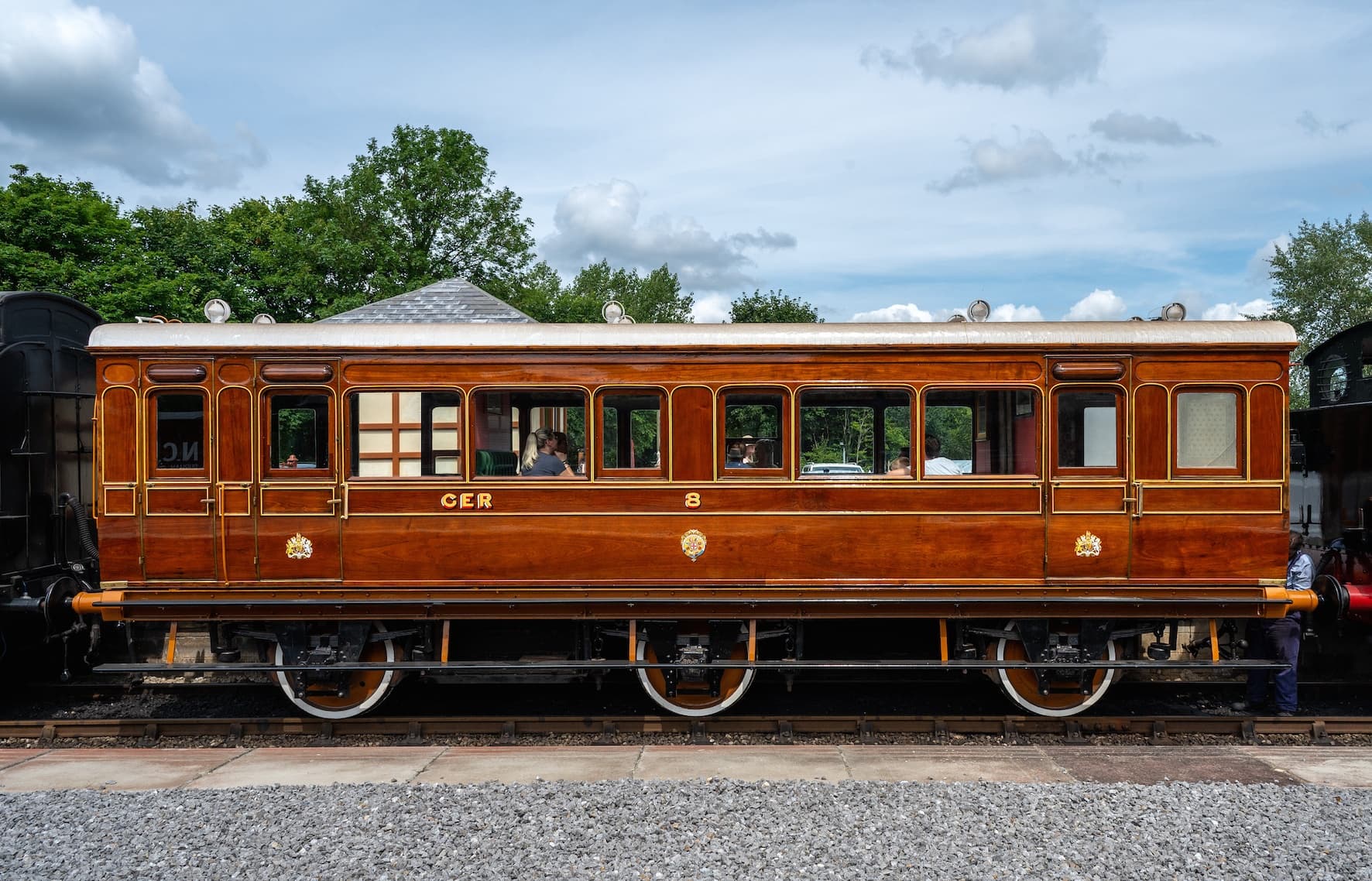 Return Travel in the Prince  of Wales carriage with Afternoon Tea